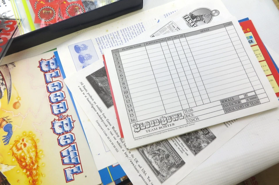 JUEGO DE MESA BLOOD BOWL Open Fantasy Football 20 DE 24 Figuras Casi Completo Foto 2 de 4