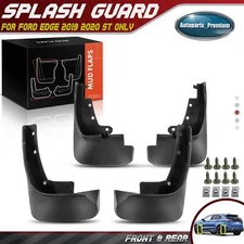 4x Splash Guards Mud Flaps Mudguards for Ford Edge 2019 2020 ST Only Front &Rear
