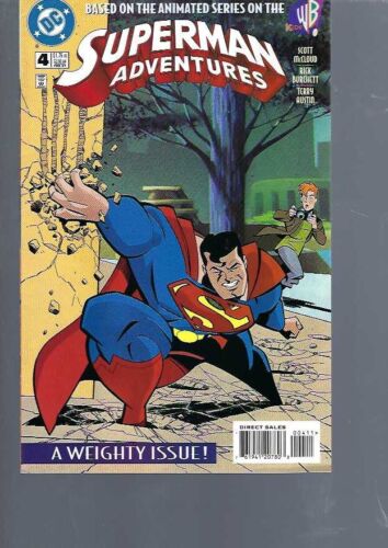 SUPERMAN ADVENTURES 4  - LIVEWIRE CAMEO  -  1996 ANIMATED  SERIES - DC COMICS - Foto 1 di 1