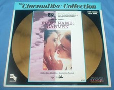 FIRST NAME: CARMEN LASERDISC, 1989, FRENCH WITH ENGLISH SUBTITLES, NEW SEALED