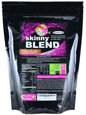 Skinny Blend Protein Shake   Low Carb, Diet Friendly, Weight Loss, 30 Serving
