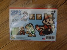 NEW pack of 8 Super Mario 3 Nintendo Decals Pack Control Gear sticker