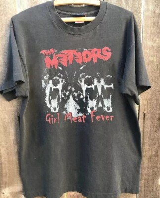 The Meteors Shirt, The Meteors Band Charcoal Cotton T-shirt Unisex S-5XL