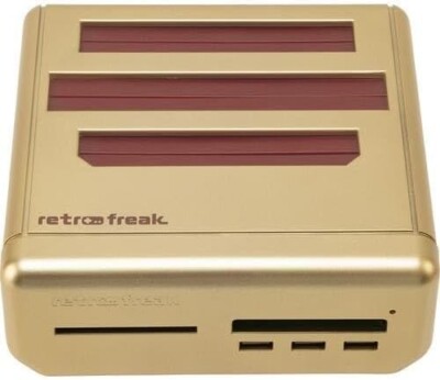 retro freak ゲームカードリーダー Retro Freak Video Game Console CY-RF-BGL Gold Controller Adapter