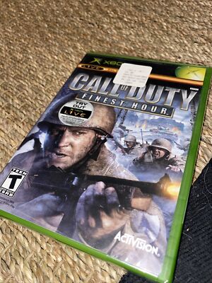 Call of Duty Finest Hour (Xbox, 2004) Sealed.