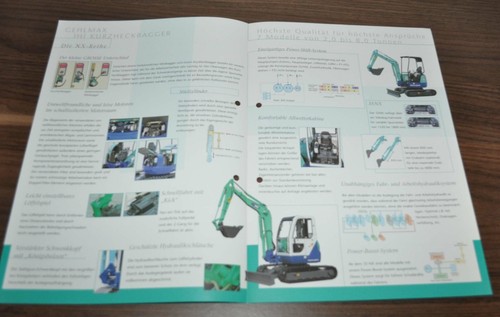 Gehl Max IHI Bagger Compact Excavator Specifications Brochure Prospekt D - Picture 2 of 3