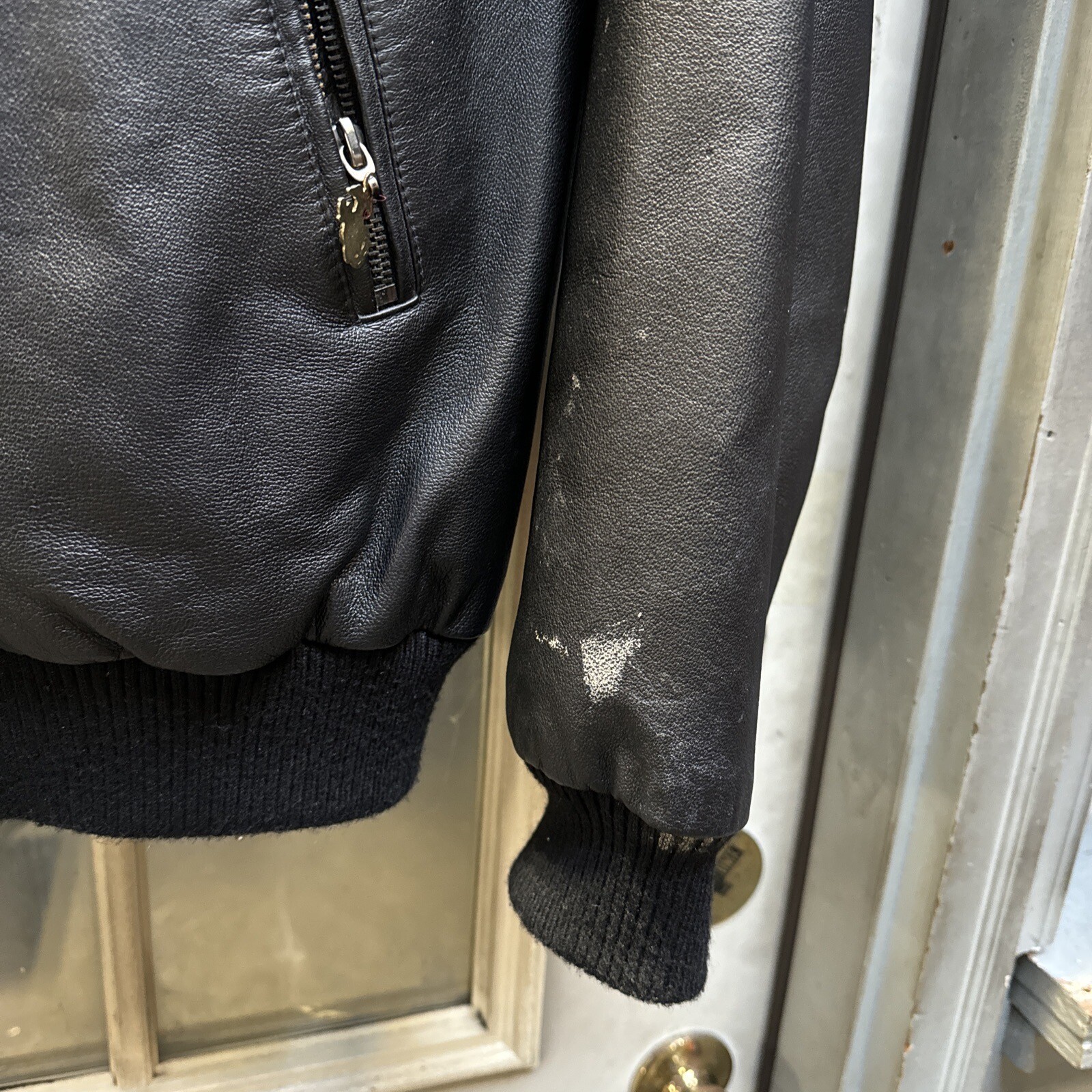 Vintage Marine Corps Bradford Exchange Leather Jacket… Gem