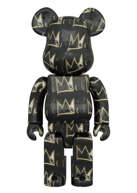 MEDICOM TOY BE@RBRICK JEAN-MICHEL BASQUIAT #8 100% 400