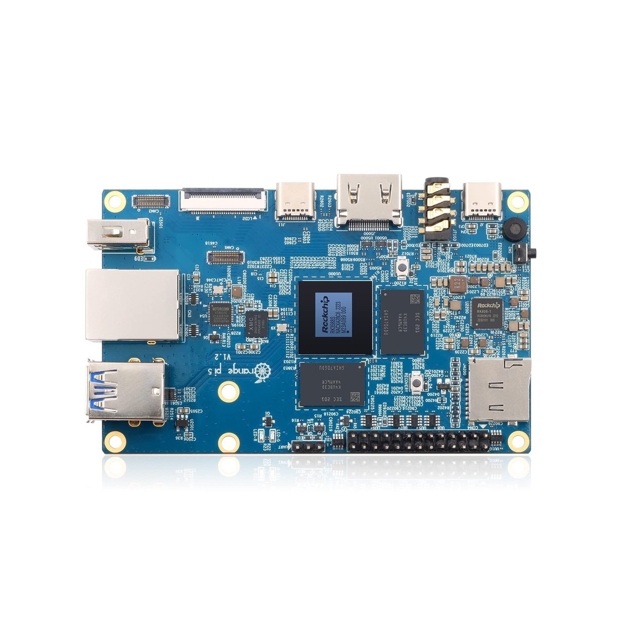 Orange Pi 5 8GB Rockchip RK3588S 8 Core 64 Bit Single Board