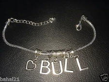 I LOVE BULLS Anklet - Hotwife Swinger Lifestyle Jewelry Fetish Cuckold BBC Sissy