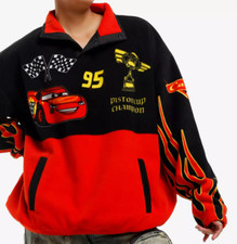DISNEY CARS LIGHTNING MCQUEEN PULLOVER FLEECE SWEATER