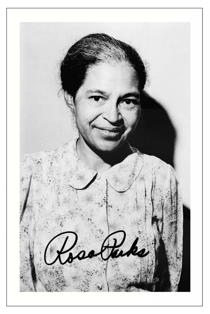 Rosa Parks Signature Lot Detail Rosa Parks Signed 8x10 Photograph