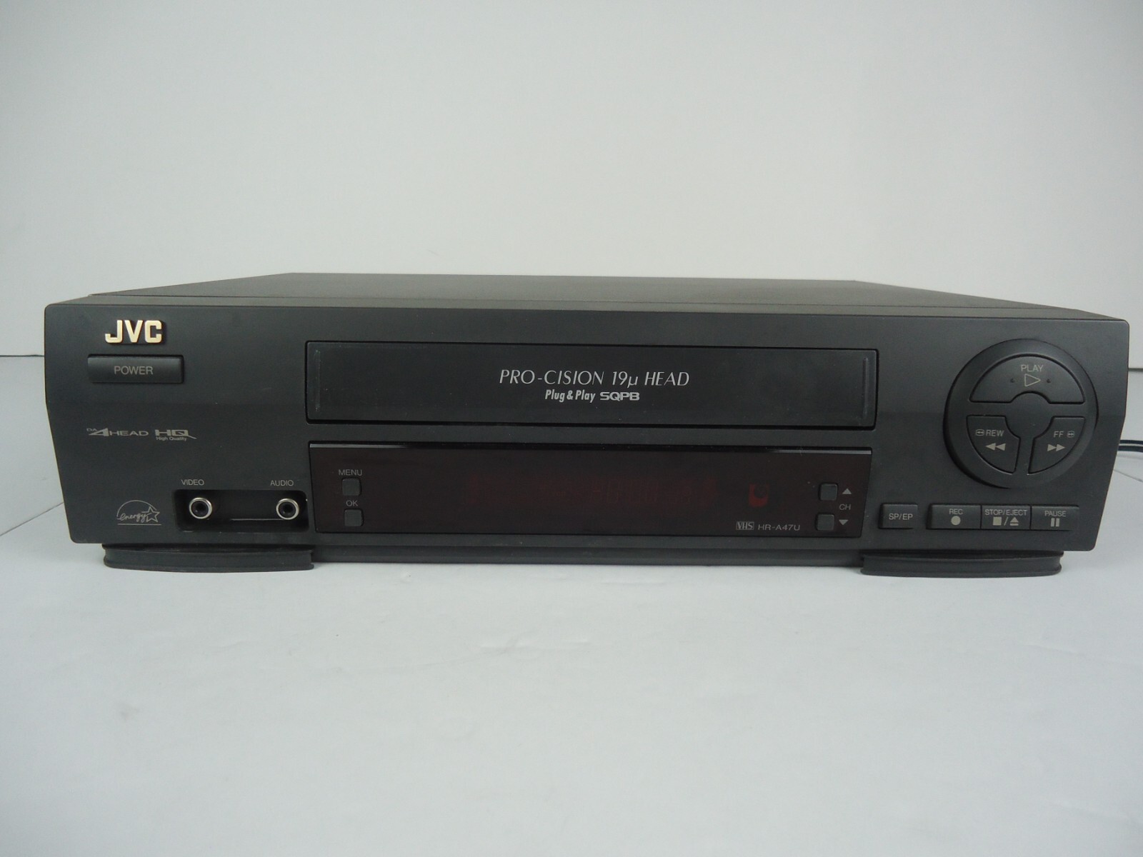 JVC VCR 4 Head Stereo Player HRA47U Procision 19u SQPB VHS No
