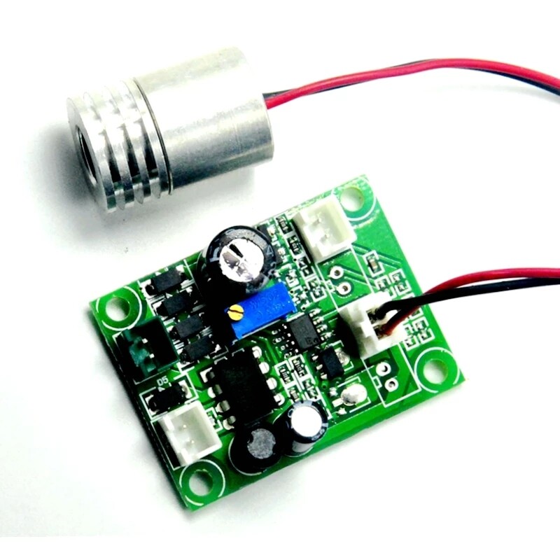 Lot De 5 Modules Laser Rouge 650nm 100mW - Diode 18x15mm - Alimentation 2,1V - Pour éclairage Scène Ou Labo - Neuf