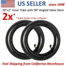 2 Apollo Explore / Pro Inner Tire Air Tube 10x2 inch 90° Valve 54x152 Scooter