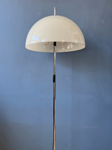 Vintage Dijkstra Pilz Stehlampe mit weißem Acrylglasschirm - Bild 7 von 10