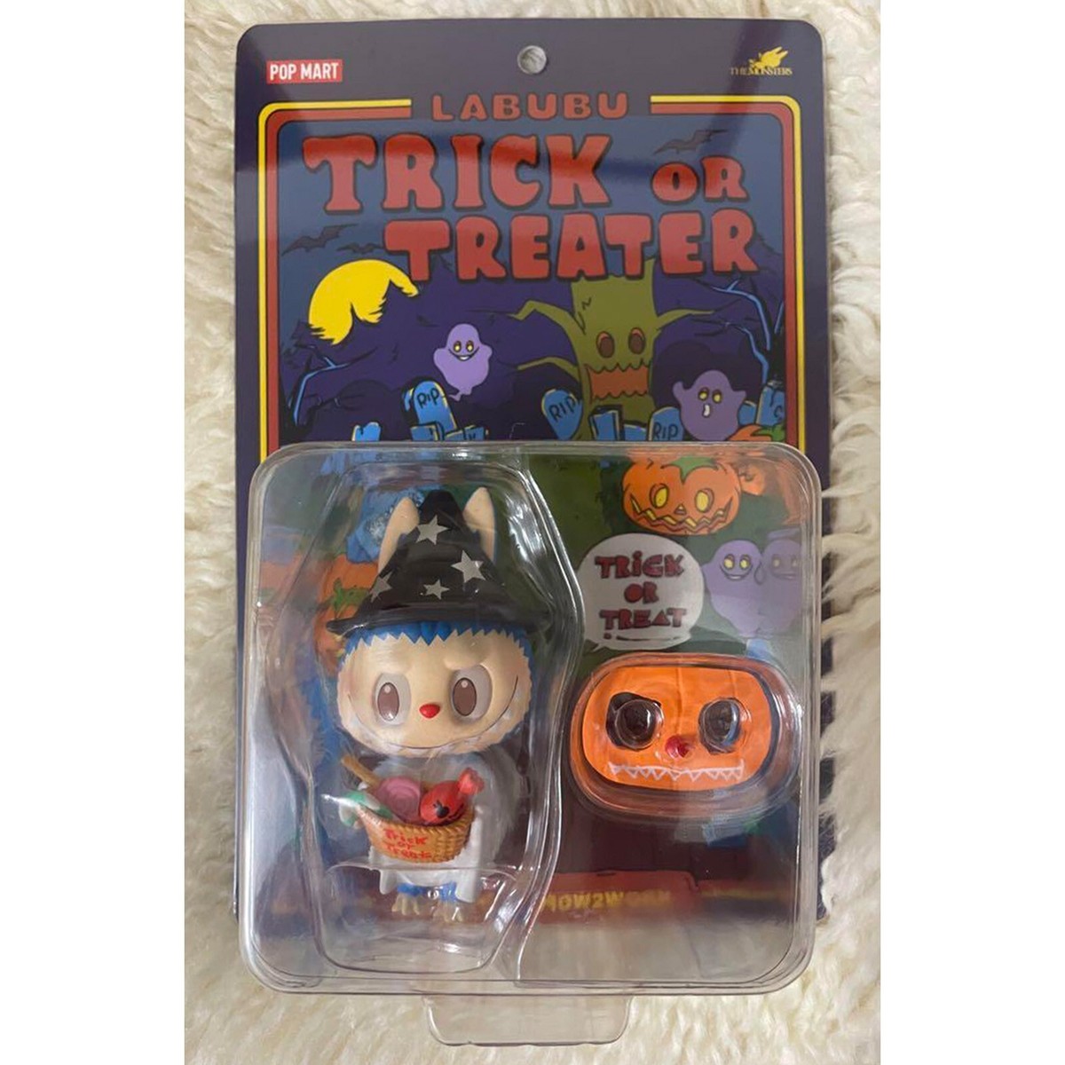 POP MART LABUBU Halloween TRICK OR TREATER Pumpkin Figure