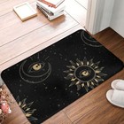Bathroom Mat Eye Sun Moon Doormat Flannel Carpet Outdoor Rug Home Decoration