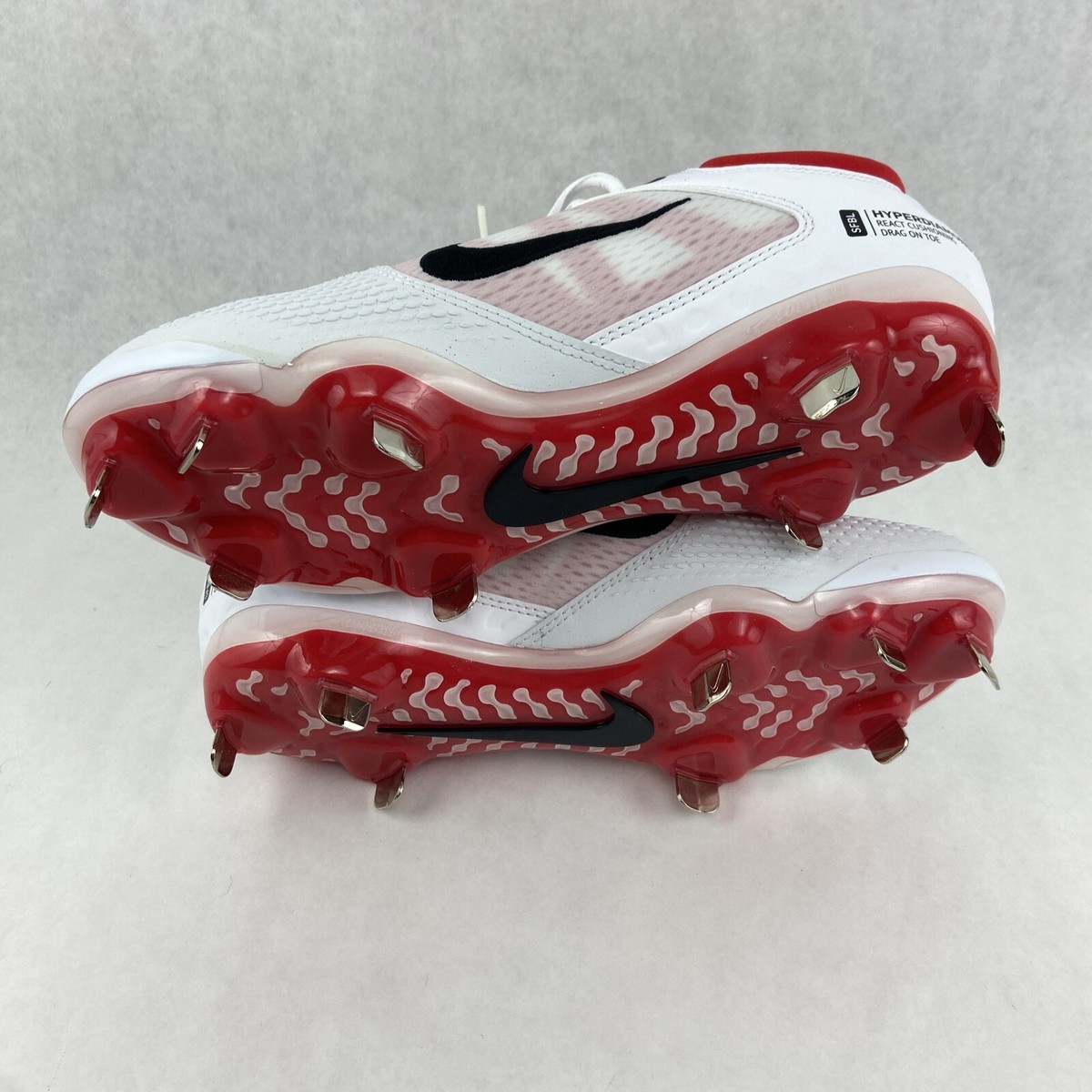 Nike Softball Cleats Women's 7 Red White Hyperdiamond 4 Pro