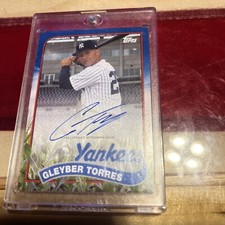 2020 Topps Archives 1989 Topps Corn Field Auto Gleyber Torres #89CFA-GT Auto