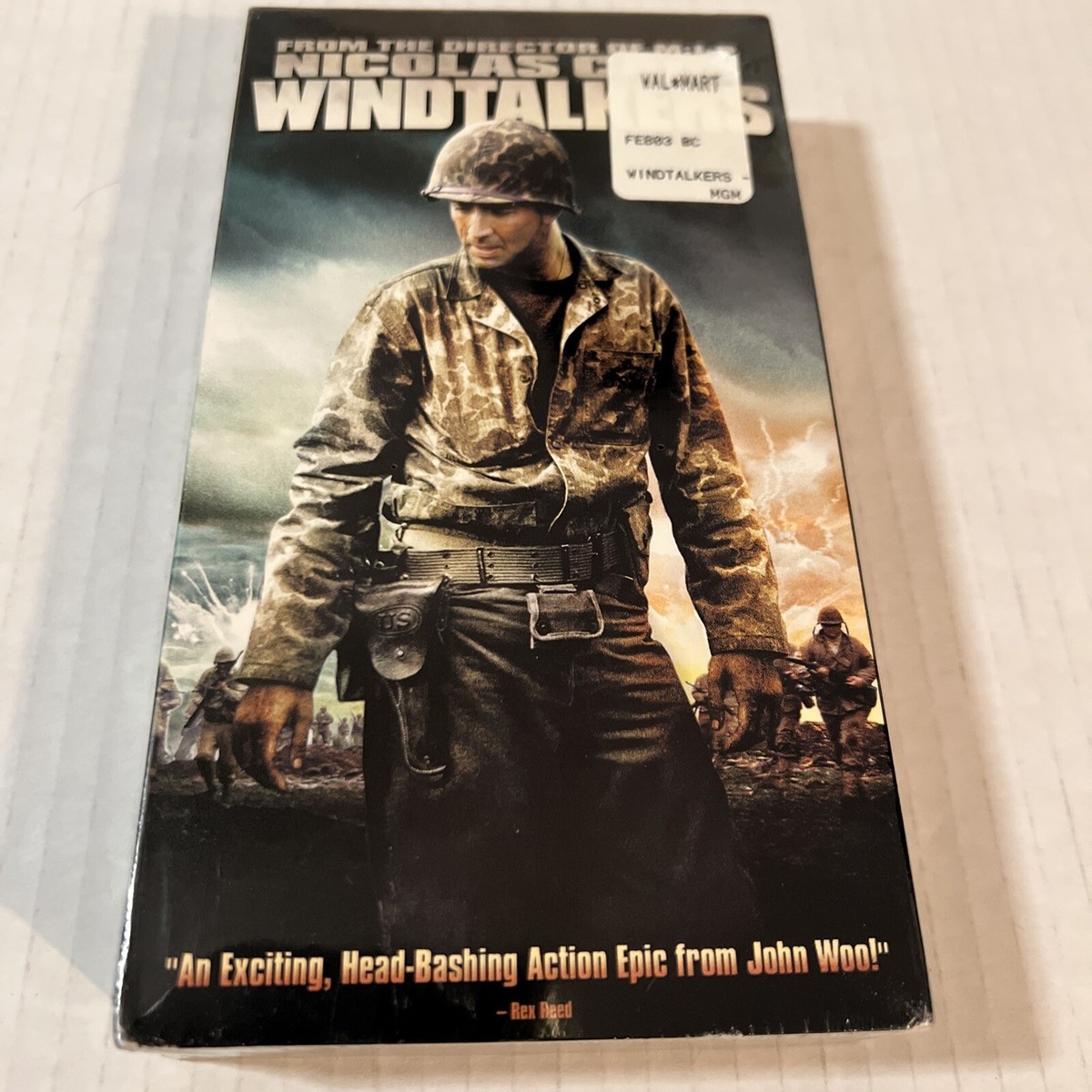 Nicolas Cage Windtalkers VHS Movie Brand New Sealed Tape