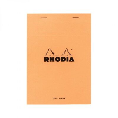 Rhodia Ice Staplebound Graph Grid with Margin Notebook Notepad  6 x 8.25-16201