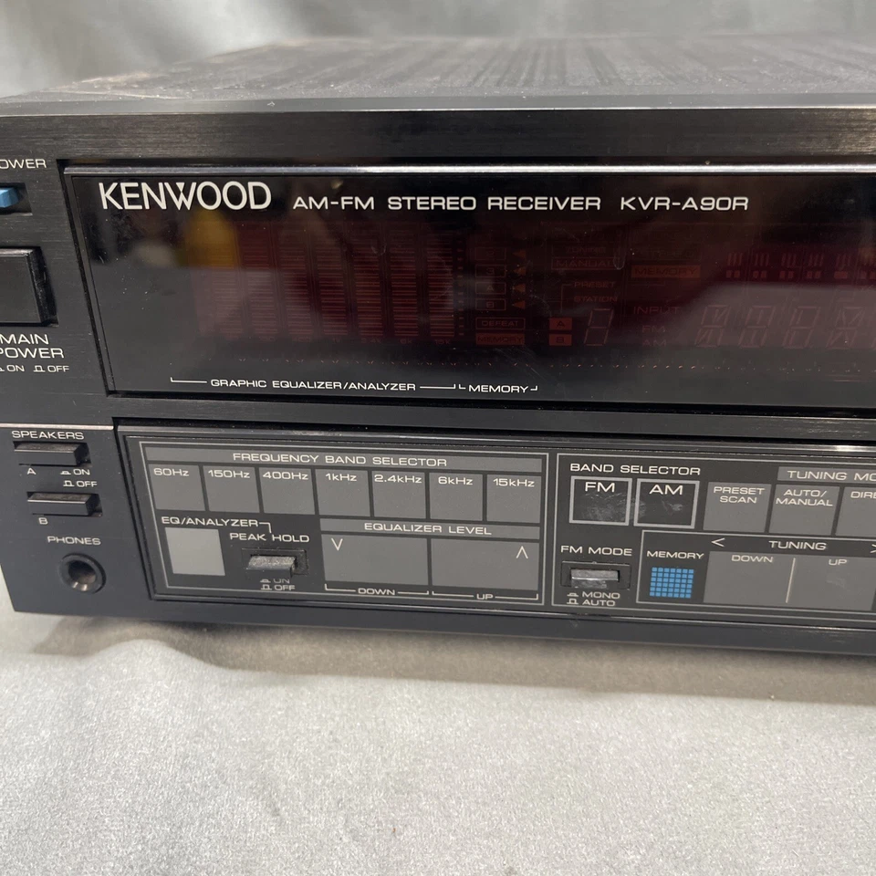 Kenwood KVR-A90R AV Stereo Tuner Amplifier Receiver Non Working Standby Only - Image 2 of 4