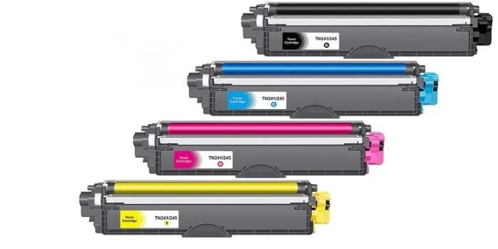 Pack 4 Cartuchos de Tóner Genéricos Brother TN241/TN242 - Calidad ISO 9001