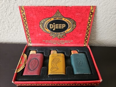 Rare Vintage DJEEP Lighters France
