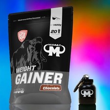 Mammut Weight Gainer Crash 1,4kg + Powderbank für Pulver od. Tabletten 16,29€/kg
