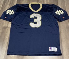 VINTAGE CHAMPION NCAA NOTRE DAME FIGHTING IRISH JOE MONTANA FOOTBALL JERSEY 52