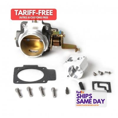 Bbk 17240, One Fits 62mm Thottle Body 05-06 Jeep 4.0L Aluminum Natural Performan - Picture 1 of 9