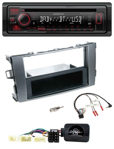 Kenwood Lenkrad CD USB Bluetooth DAB Autoradio für Toyota Avensis Typ T25 ab 200 - Bild 1 von 8