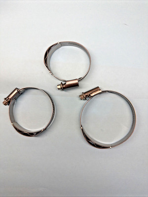 (3 Sizes) Norma Constant Tension Clamps 35-55mm, 40-60mm, 50-70mm ALL Stainless
