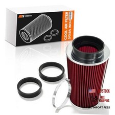 33.54 Inch High Performance Cone Air Filter76mm 89mm 100mm Universal Red 33.54 Inch High Performance Cone Air Filter76mm 89mm 100mm Universal Red