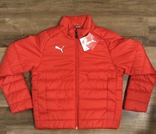 PUMA Kids Medium Red Puffer Jacket Winter Coat