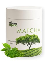 Milkme Premium Organic Matcha Powder | 100g |Stone Milled | Shade Grown |