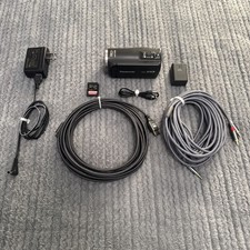 Panasonic HC-V180 Video Camera Camcorder 10.0MP Black Battery  128gb SD  More