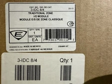 Edwards EST3 Fire Alarm Module 3-IDC 8/4 Hardwired Factory Seal.2025 Date Codes