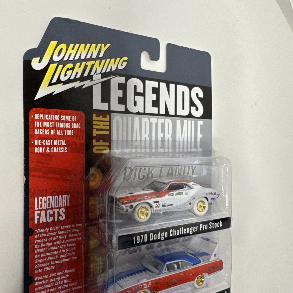 Johnny Lightning Legends Of The Quarter Mile 2 Pack White