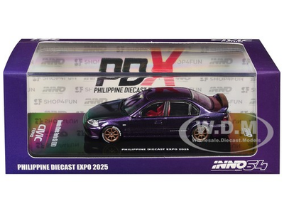 #ad HONDA CIVIC FERIO SI EK RHD MIDNIGHT PURPLE 1 64 INNO MODELS IN64 EKS MP PDX25 $49.99