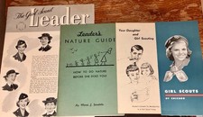 1942-1951 Girl Scout Leader Pamphlets & Leader&rsquo;s Nature Guide 94 Pgs Origin Env.