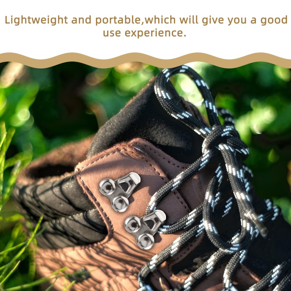 APL 20 Pezzi Rivetto Vite per Scarpe Gancio Laccio Stivali Occhielli Kit Riparazione Fibbie