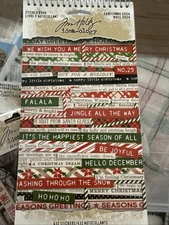 Tim Holtz Idea-ology Sticker Book Christmas 2024
