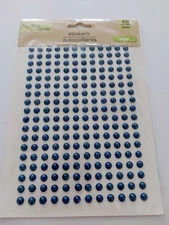 Crafter's Square - Jewel Stickers - Blue - 216 count - Retired