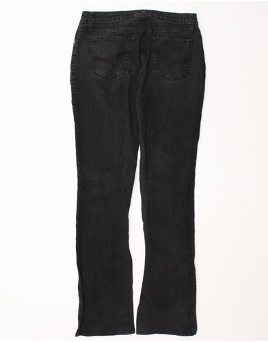 Lee Damen Riders Mid Rise Bootcut Jeans US 12 Large W32 L32 schwarz Baumwolle DM21 - Bild 2 von 3