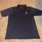 Antigua Chicago Cubs Polo Shirt Mlb Striped Golf Fan Apparel Mens Large