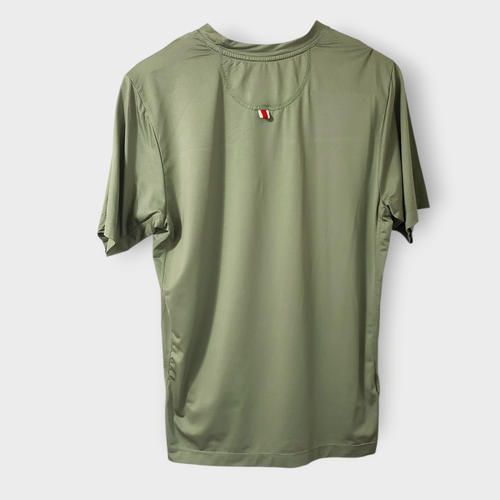 Tracksmith Mens Twilight Running Tee Green Sz Medium Performance Athletic Active - Picture 5 of 13