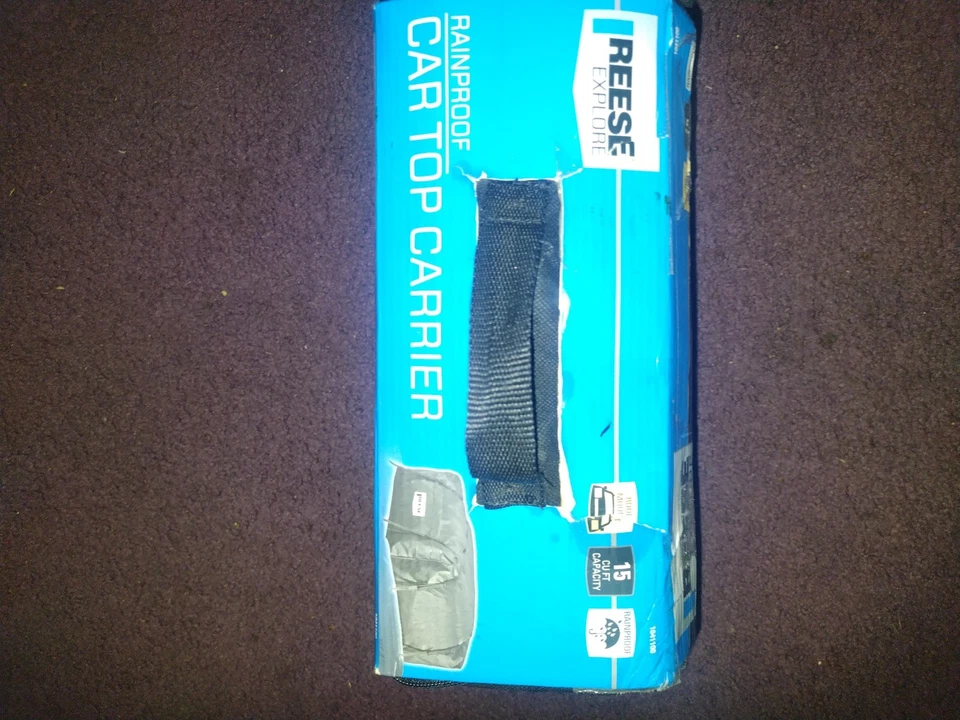 Reese Explore 1041100 Impermeable Coche Top Carrier 15 Pies Cúbicos 38x38x18 Foto 2 de 4