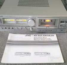 JVC KD-A55J Stereo Cassette Deck JAPAN- WORKING-Manual- EXTRA CLEAN RARE